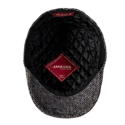 Flat Cap – Wool Herringbone With Timeless Silhouette
