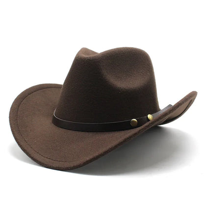 Cowboy Hat – Minimalist Leather Band Design