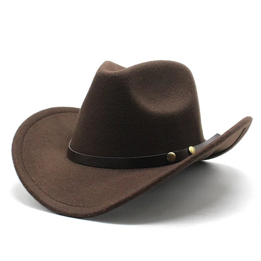 Cowboy Hat – Minimalist Leather Band Design
