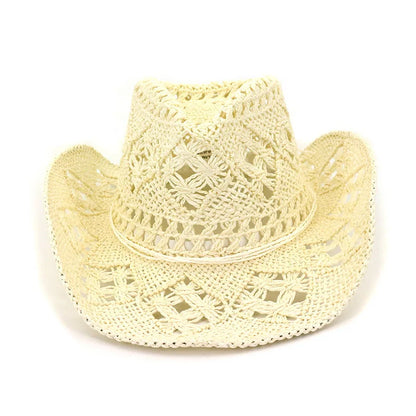 Straw Cowboy Hat – Open-Weave Cowboy Style