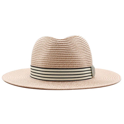 Panama Hat – Striped Band & Clean Structured Finish