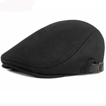Flat Cap – Men’s Wool Herringbone Pattern