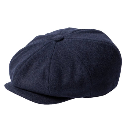 Newsboy Cap – Herringbone Wool Texture & Everyday Appeal