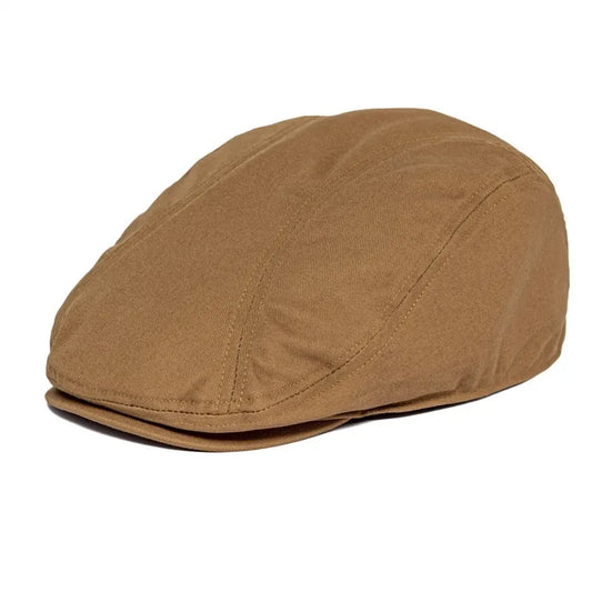 Flat Cap – Classic Cotton Structure with Subtle Paneling