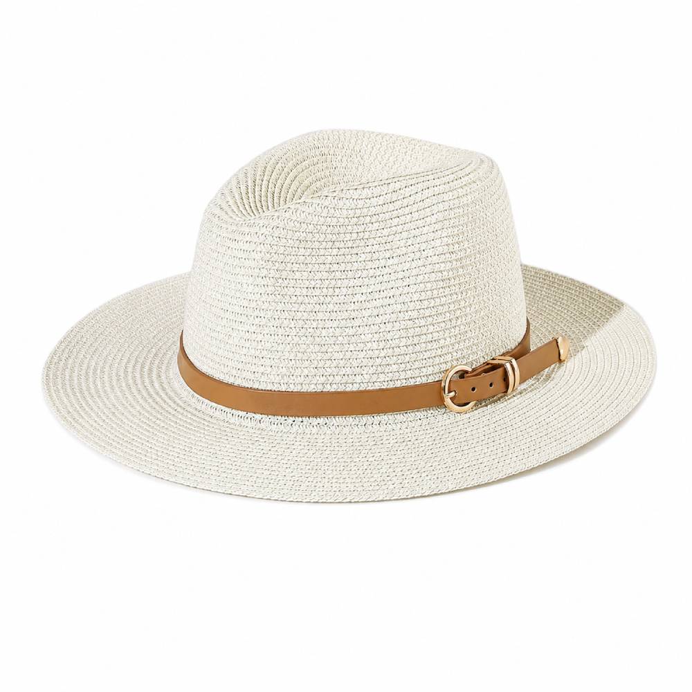 Panama Hat – Lightweight Summer Style with Leather Buckle Detail