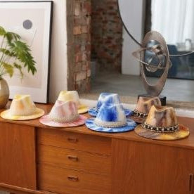 Fedora Hat – Modern Psychedelic Pearl Design
