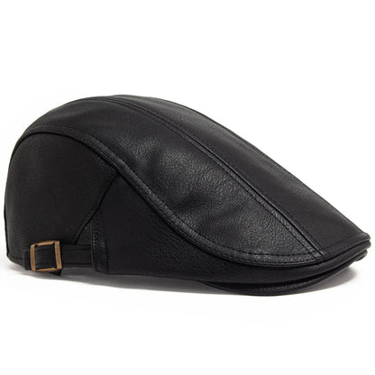 Flat Cap – Men’s Leather Design