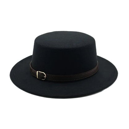 Chapeau Fedora Plat Classy Chic - La Maison du Chapeau