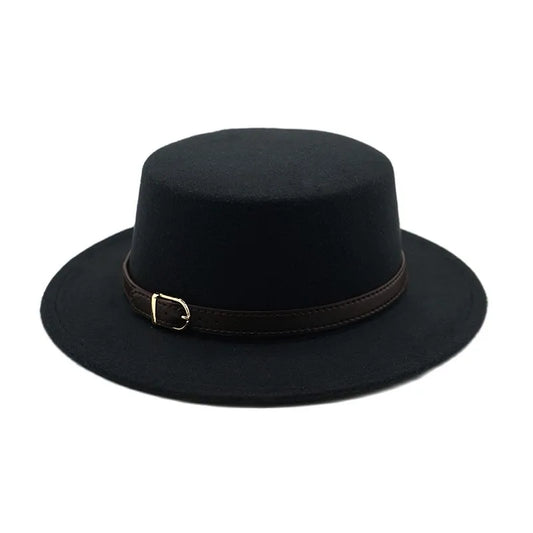 Chapeau Fedora Plat Classy Chic - La Maison du Chapeau
