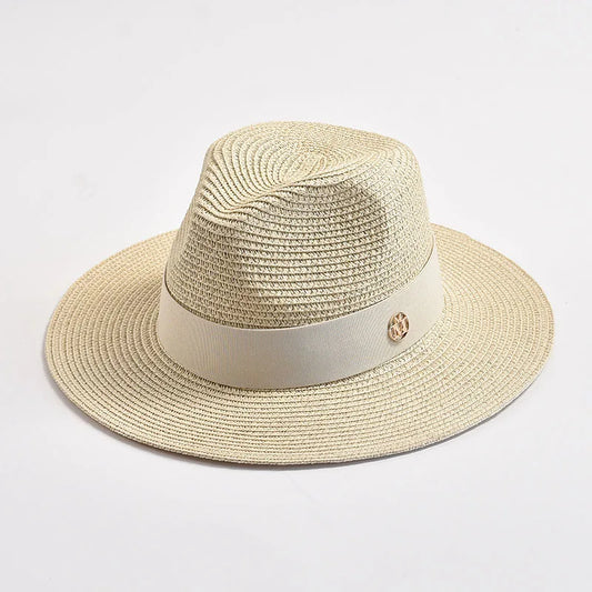 Panama Hat – Structured Shape With Decorative Contrast Band