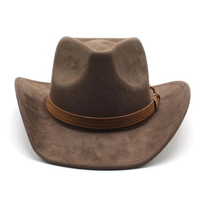 Cowboy Hat – Classic Suede Look With Buckled Band