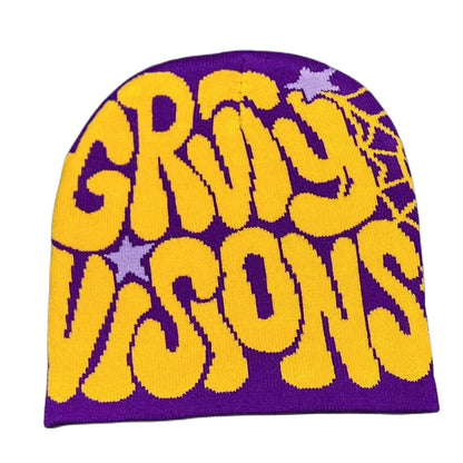 Beanie – GRVTY Y2K Print Knit