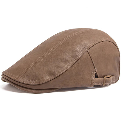 Flat Cap – Men’s Leather Design