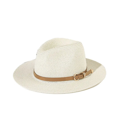 Panama Hat – Lightweight Summer Style with Leather Buckle Detail