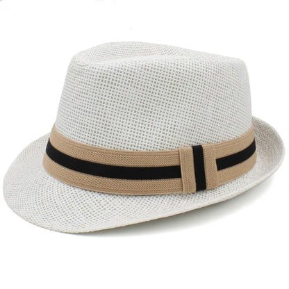 Trilby Straw Hat – Contrasting Band