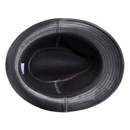 Trilby Hat – Genuine Leather Timeless Style
