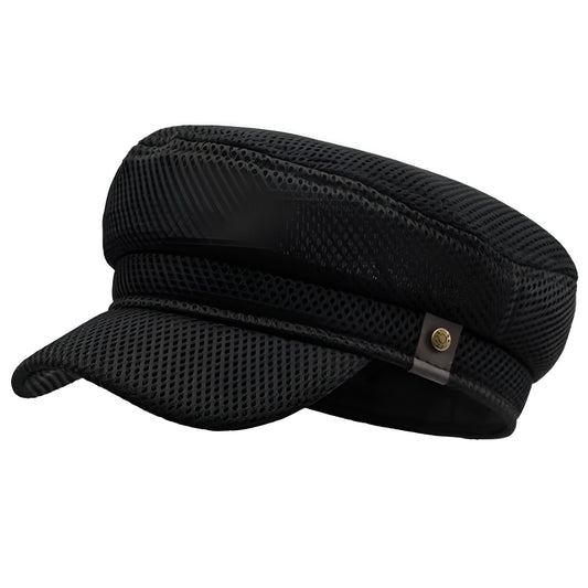 Breathable Mesh Sailor Cap – Lightweight Unisex Military Style