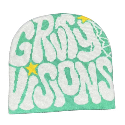 Beanie – GRVTY Y2K Print Knit
