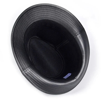 Genuine Leather Trilby Hat – Timeless Style & Durability