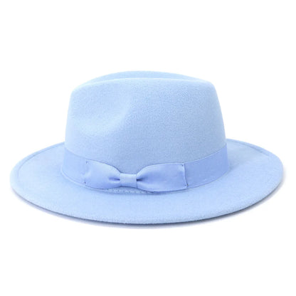Classic Fedora Hat – Timeless Style with Bow Accent