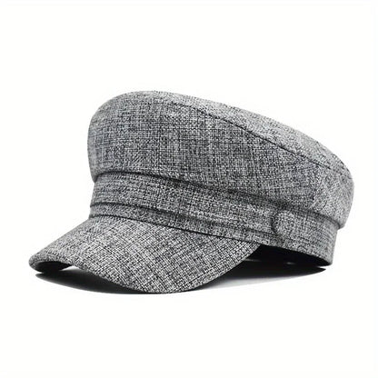 Linen Sailor Cap – Natural Texture With Timeless Style