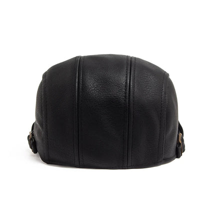 Flat Cap – Men’s Leather Design
