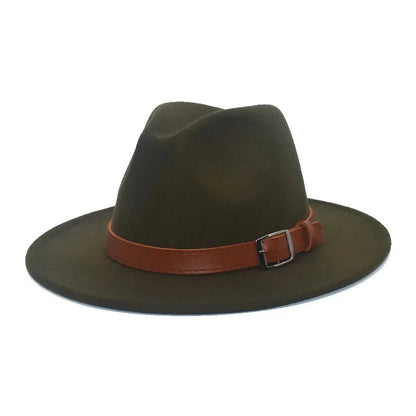 Fedora Hat – Leather Buckle Band