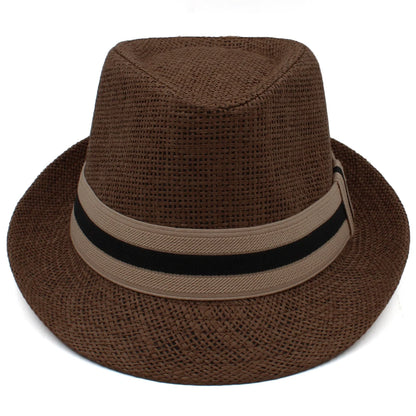 Trilby Straw Hat – Contrasting Band