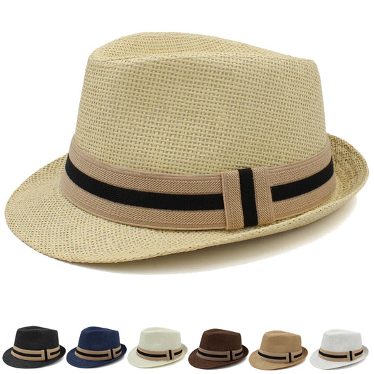 Trilby Straw Hat – Contrasting Band