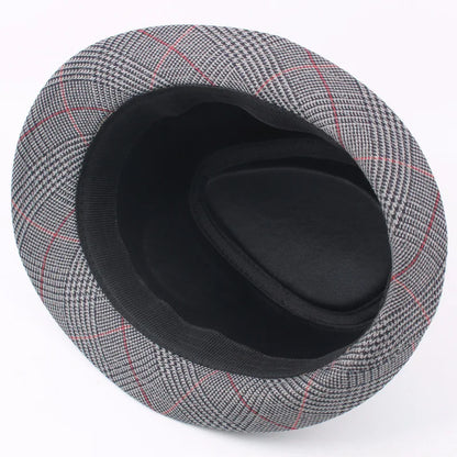 Trilby Hat – Classic Check Pattern