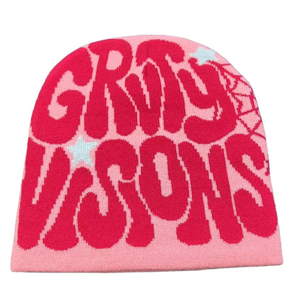 Beanie – GRVTY Y2K Print Knit