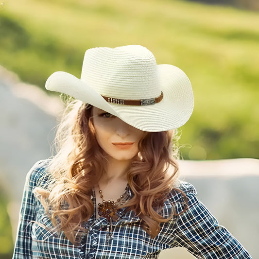 Cowboy Straw Hat – SunnyPaja Summer Breeze