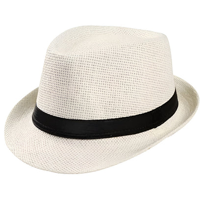 Panama Hat – Classic Woven Design with Black Band