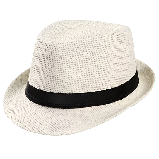 Panama Hat – Classic Woven Design with Black Band
