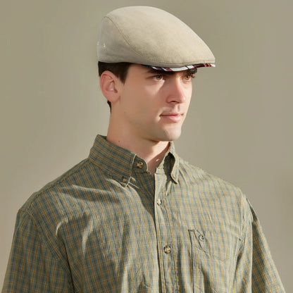 Flat Cap – Subtle Inner Brim Detail