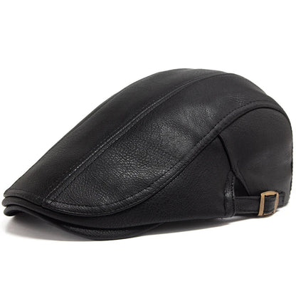 Flat Cap – Men’s Leather Design