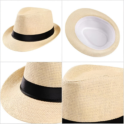 Panama Hat – Classic Woven Design with Black Band