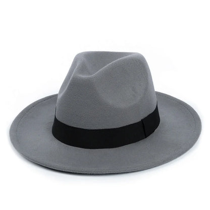 Fedora Hat – Classic Wool Blend with Black Band