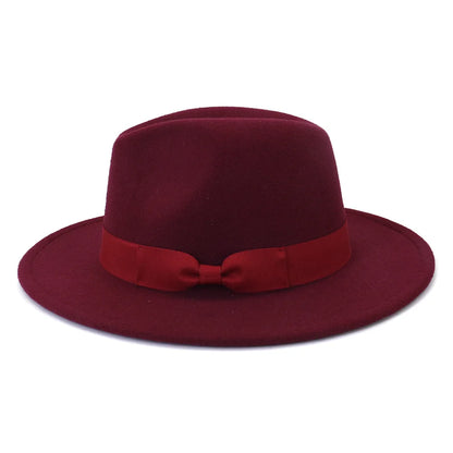Classic Fedora Hat – Timeless Style with Bow Accent
