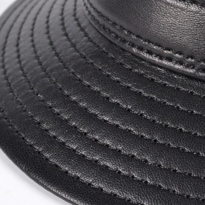Genuine Leather Trilby Hat – Timeless Style & Durability