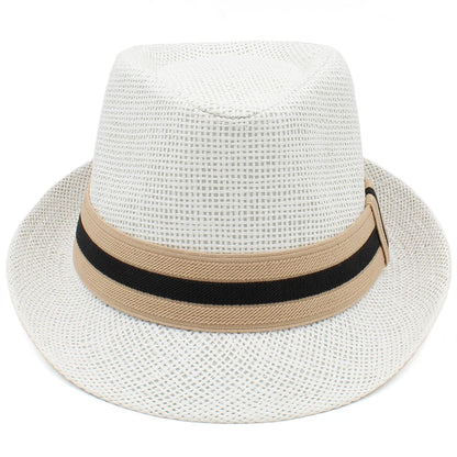 Trilby Straw Hat – Contrasting Band