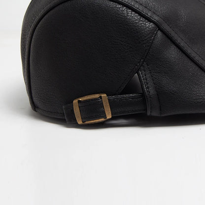 Flat Cap – Men’s Leather Design