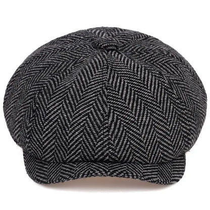Newsboy Cap – Classic Herringbone Vintage Style