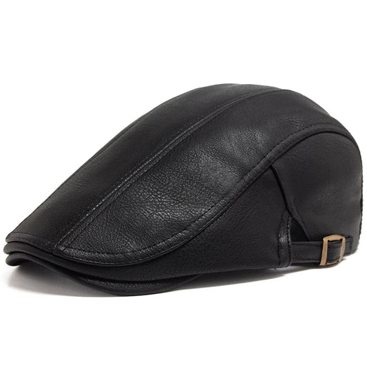 Flat Cap – Men’s Leather Design
