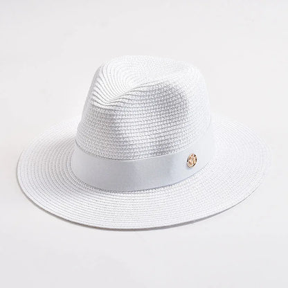 Panama Hat – Structured Shape With Decorative Contrast Band