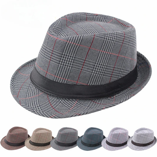 Trilby Hat – Classic Check Pattern