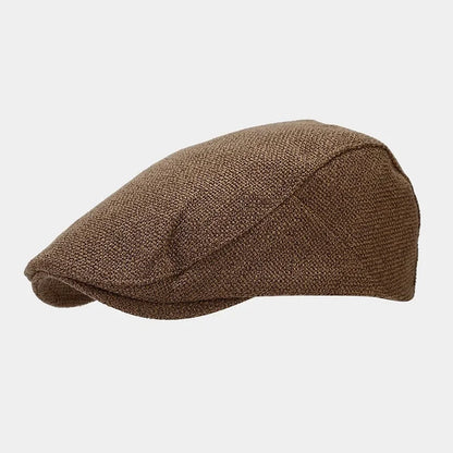 Flat Cap – Men’s Classic Linen Style