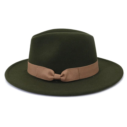 Classic Fedora Hat – Timeless Style with Bow Accent