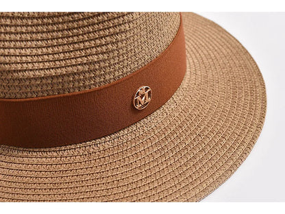 Panama Hat – Structured Shape With Decorative Contrast Band