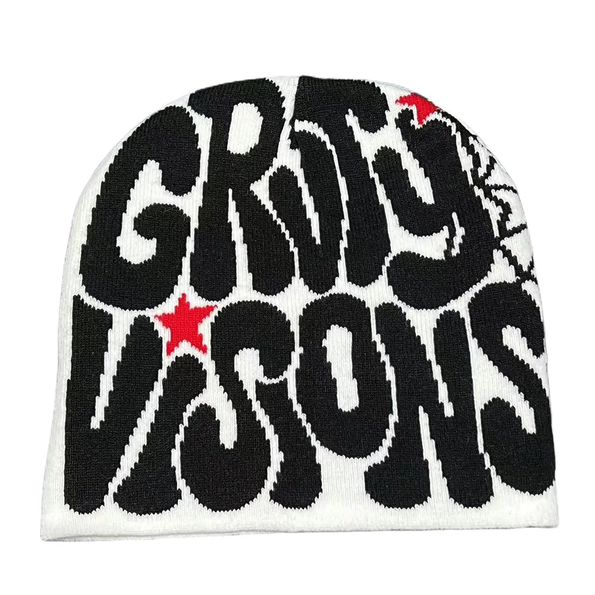 Beanie – GRVTY Y2K Print Knit